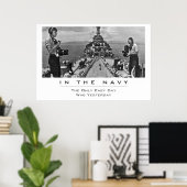 Navy Fotografen bei der Arbeit Poster (Heimbüro)