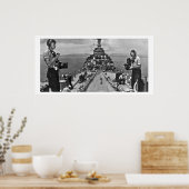 Navy Fotografen bei der Arbeit Poster (Küche)