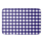 Navy Gingham Badematte (Vorderseite)