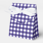 Navy Gingham Geschenkschachtel (Vorderseite)
