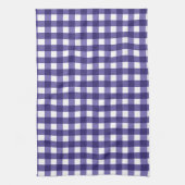 Navy Gingham Geschirrtuch (Vertikal)