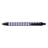 Navy Gingham Kugelschreiber (Rückseite)
