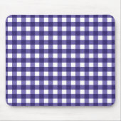 Navy Gingham Mousepad (Vorne)