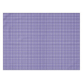 Navy Gingham Tischdecke (Vorderseite (Horizontal))