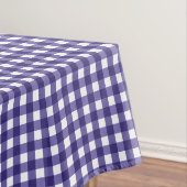 Navy Gingham Tischdecke (Beispiel)