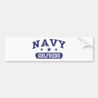 Navy Girlfriend Autoaufkleber