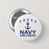Navy Girlfriend Button (Vorne & Hinten)