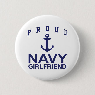 Navy Girlfriend Button