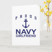 Navy Girlfriend Karte (Gelbe Blume)