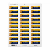 Navy & Gold Basketball-Adresse (Vorne)