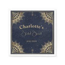 Navy & Gold Celestial Tarot Brautparty