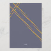 Navy Gold Class of 2025 Ceremony Invite Einladung (Rückseite)