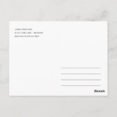 NAVY GOLD DAHLIA FLORAL WORKSHOP TALKVERANSTALTUNG POSTKARTE (Rückseite)