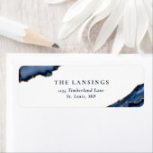 Navy Gold Glitzer Agate Geode Marble (Insitu)