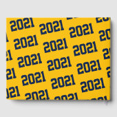 Navy & Gold Graduation Party Class 2024 Gästebuch (Rückseite)