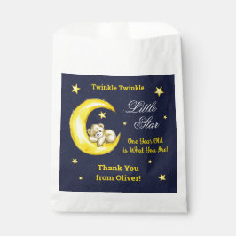 Navy Gold Twinkle Little Star Vielen Dank Geschenktütchen