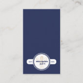 Navy & Gold Whisk Koch Catering Bäckerei Visitenkarte (Vorderseite)