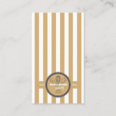 Navy & Gold Whisk Koch Catering Bäckerei Visitenkarte (Vorderseite)