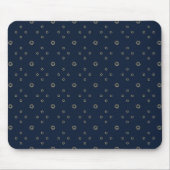 Navy | Golden Zinnia Sun Mousepad (Vorne)