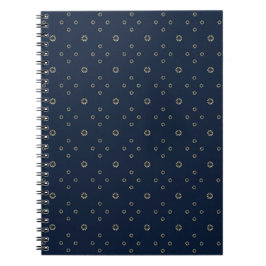 Navy | Golden Zinnia Sun Notizblock