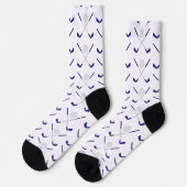 Navy Golf Clubs Mustersocken Socken (Linkes Detail)