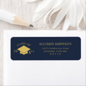 Navy Graduation Cap Return Address (Insitu)