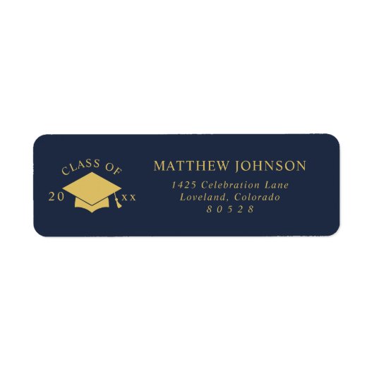 Navy Graduation Return Address (Vorne)
