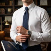 Navy & Graphite Executive Marmor Krawatte