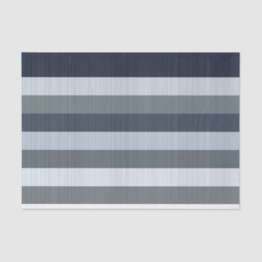 Navy Gray Stripes Throw Kissen  Seidenpapier (Vorderseite)