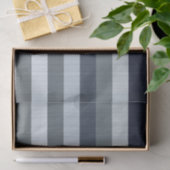 Navy Gray Stripes Throw Kissen Seidenpapier (Geschenk)