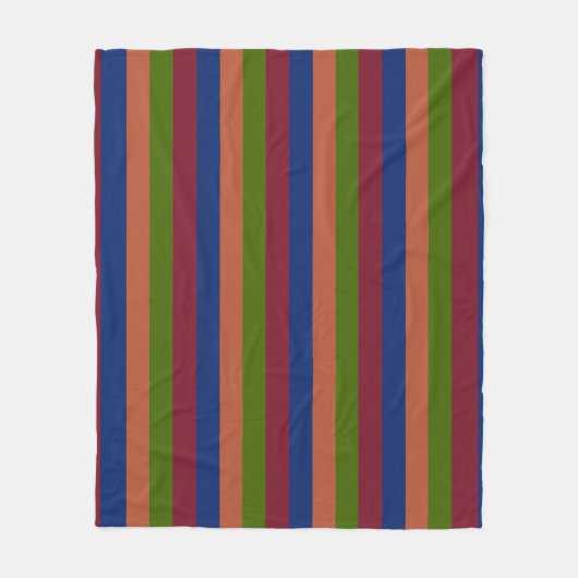Navy Green Fleece Blanket (Vorderseite)