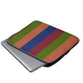 Navy Green Laptop Sleeve (Vorne Knopf)