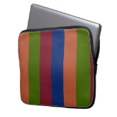 Navy Green Laptop Sleeve (Vorderseite Links)