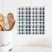 Navy Green Pink Preppy Kariert Fliese