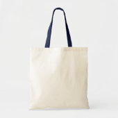 Navy Handle Canvas-Tasche Tragetasche (Vorne)