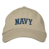 NAVY Hat Bestickte Kappe (Vorderseite)