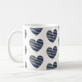 Navy Heart Best Friends All Occasion Kaffeetasse
