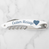 Navy Heft Custom Corkschraube Kellnermesser (Rückseite)