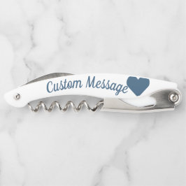 Navy Heft Custom Corkschraube Kellnermesser