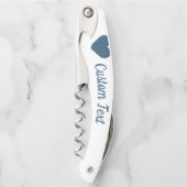 Navy Heft Custom Corkschraube Kellnermesser (Vorderseite)