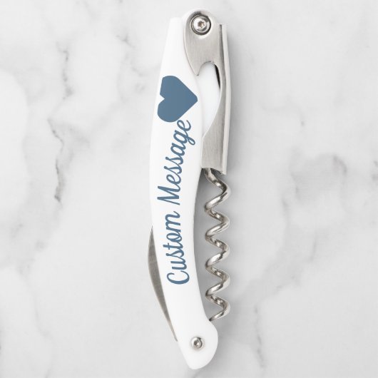 Navy Heft Custom Corkschraube Kellnermesser (Rückseite)