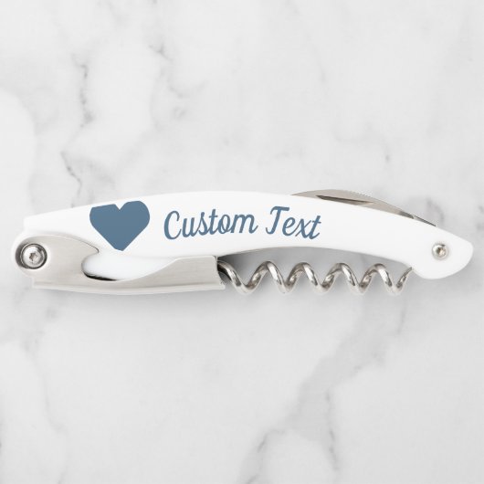 Navy Heft Custom Corkschraube Kellnermesser (Vorderseite)