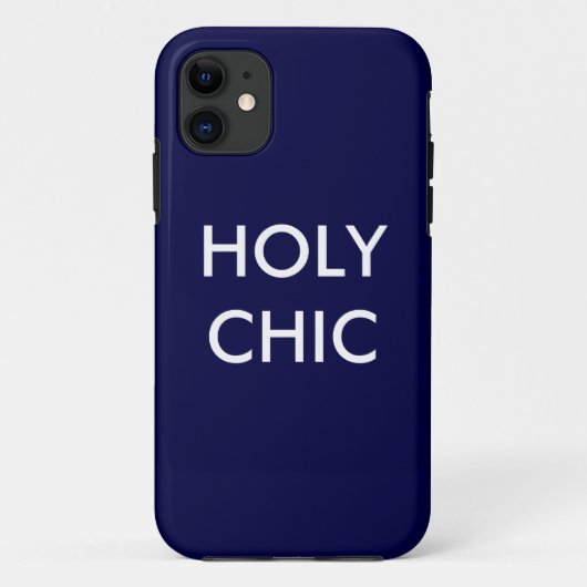 Navy Heiliger Chic iPhone 5 Case-Mate Barely Dort Hülle (Rückseite)