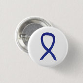 Navy, Indigo, Dunkelblauer Aufklärungsband Button (Vorne & Hinten)