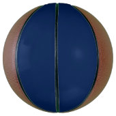 Navy Indigo Solid Color | Klassisch und elegant Basketball (Vertikal)