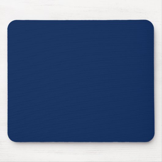 Navy Indigo Solid Color | Klassisch und elegant Mousepad (Vorne)