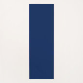 Navy Indigo Solid Color | Klassisch und elegant Yogamatte (Vorderseite)