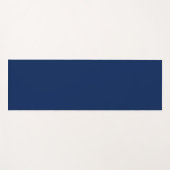 Navy Indigo Solid Color | Klassisch und elegant Yogamatte (Vorderseite (Horizontal))