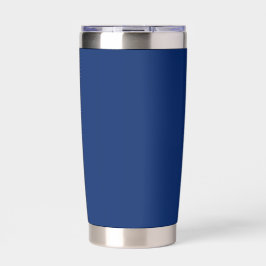 Navy Insulated Tumbler with Custom Brand Text Thermobecher