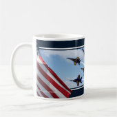 Navy Jets F/A-18 E/F Super Hornets Angels  Kaffeetasse (Links)